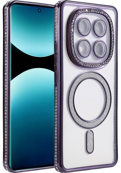 Xiaomi Redmi Note 15 Pro 5g Joke Simli Magneticsafe Kılıf - Derin Mor Standart