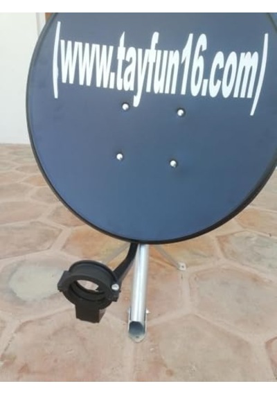 Tayfun Siyah 70 Cm Full Hd 4k Uydu Çanak Anteni-antrasit