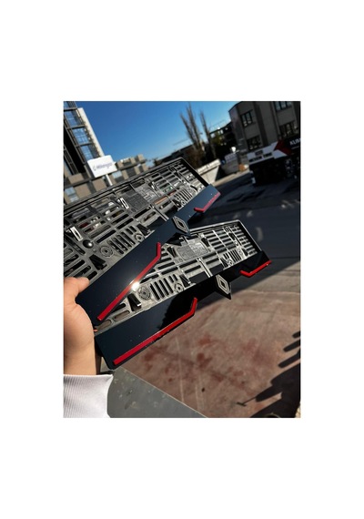 3d Araç Logolu Her Araca Uyumlu Pleksi Plakalık 2 Adet 1 Takım - 640781554