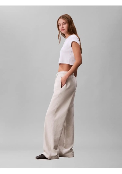 Calvin Klein Embossed Monologo Te, P4p Gri Kadın Eşofman Altı