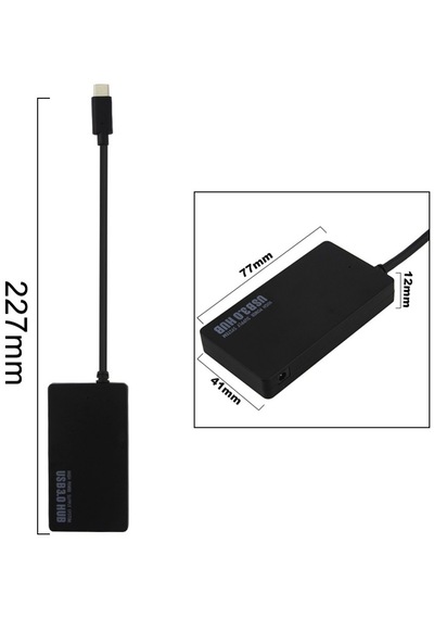 Alfais 4856 Type C Usb 3.1 4 Port Usb 3.0 2.0 Hub Çoğaltıcı Çoklayıcı Dönüştürücü Switch