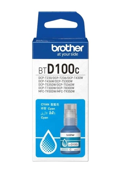 Brother Btd100c Cyan 5000 Sayfa Mürekkep Kartuş - T230/t236/t430w//t36dw/t530dw/t535dw/t536dw/t730dw/t830dw/t920dw/t925dw/t930dw/t935dw