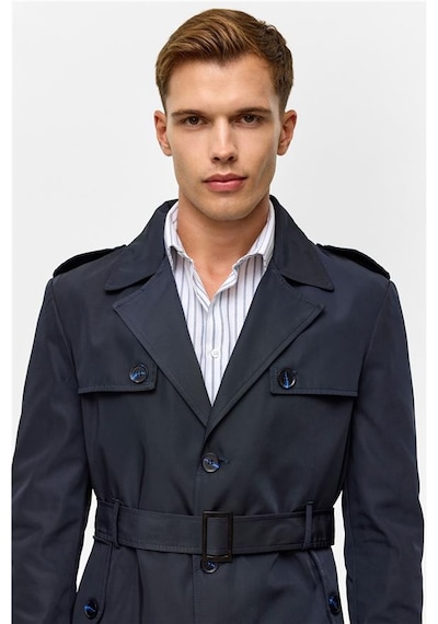 Süvari Lacivert Slim Düz Mont Mn2008700522-m09 Lacivert