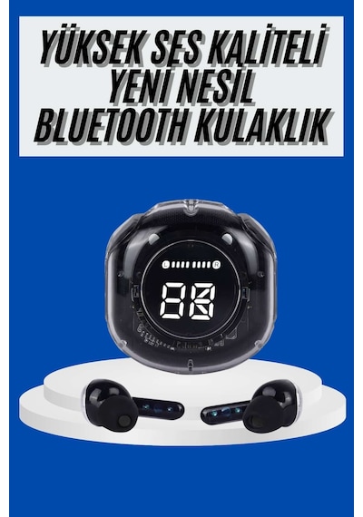 Ultrapods Led Göstergeli Oyuncu Kulaklığı Anc Destekli Bluetooth 5.3