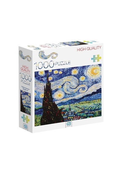 Yıldızlı Gece 1000 Parça 2,2mm Kalınlık 48x68cm Profesyonel Hobi Puzzle Yapboz Serisi