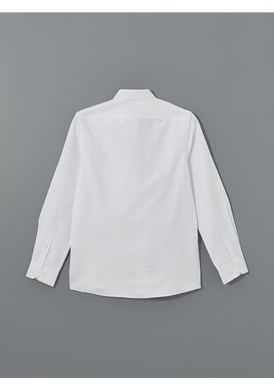 Lcw Busıness Beyaz Slim Fit Uzun Kollu Poplin Erkek Gömlek