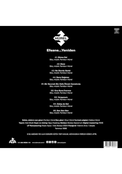 3 Hürel - Efsane Yeniden Plak