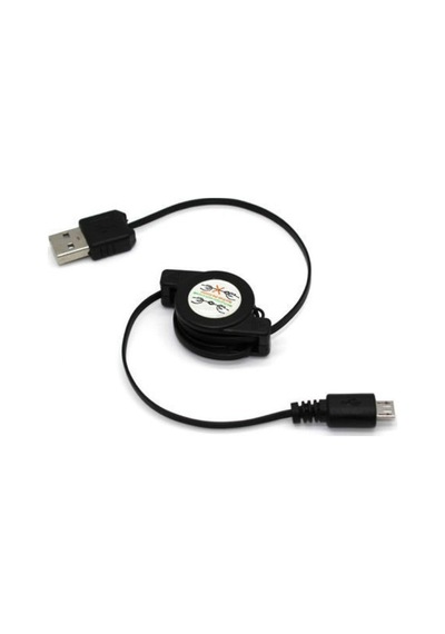 Makaralı Zip Micro Usb Data Şarj Kablosu 4697P Veri Telefon
