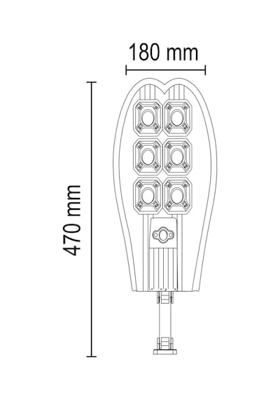 Forlife 120watt Güneş Enerjili Solar Sokak Armatürü