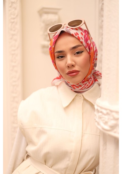 Silk Home Olinda Eşarp 48003-28 Nar Çiçeği