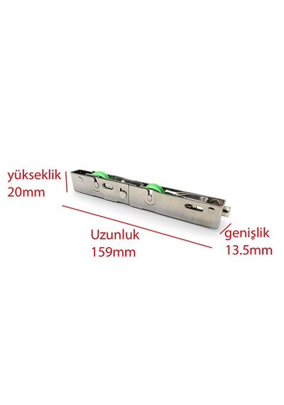 Ayrıntıshop Sürgülü Sürme Pencere Cam Balkon Eşikli Alt Teker Krom