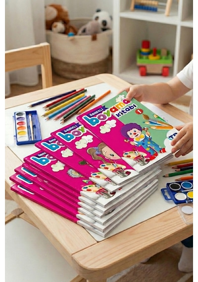 Örnekli Boyama Kitabı 10 Kitap Tandem Yayınları