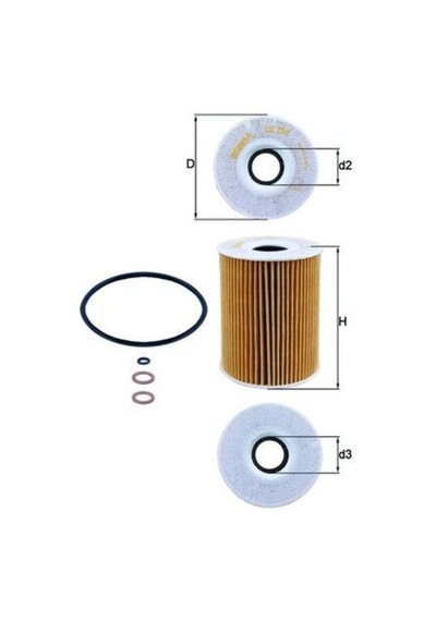 Mahle-knecht-behr Ox254d3 Yağ Filtresi Bmw E90 M2 11427837997