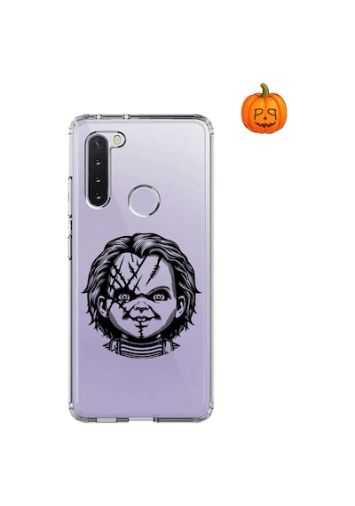 Dali Design Samsung Galaxy A21 Uyumlu Şeffaf Kılıf Horror 4 Tasarımlı