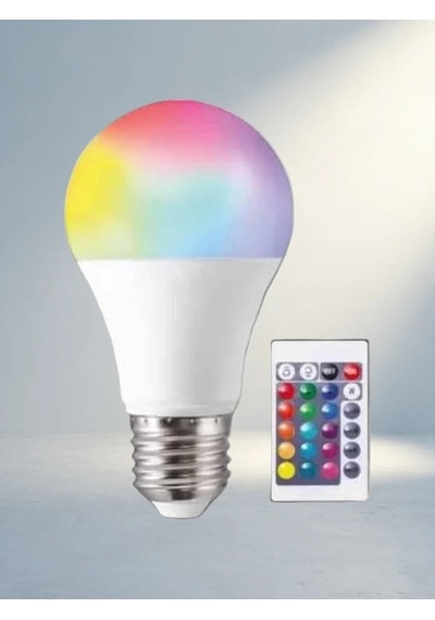 Enerji Tasarruflu Rgb Led Lamba 15 Watt .