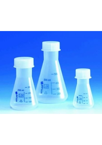 Vida Kapaklı Plastik Erlen 50 Ml