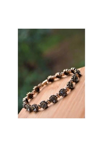 Stoneage Black Diamond İnce Bayan Bileklik Bronz Diğer