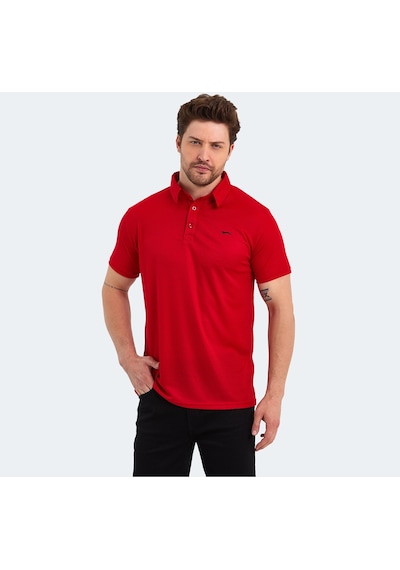 Slazenger  Sloan Erkek Polo Yaka Kırmızı Tişört