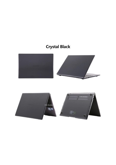 Huawei Kılıf Huawei Matebook 13 2018-2019-2020 Yılı İle Uyumlu Parlak Kristal Kılıf Siyah