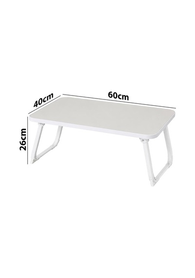 Sunup Sn-29691 Katlanabilir Laptop Masası Ve Yatak Koltuk Üzeri Tepsisi Beyaz 60x40cm-218236