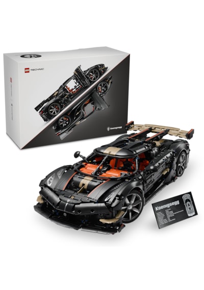 LEGO® Technic Koenigsegg Sadair’s Spear Mega Araba 42232 - Yetişkinler için Mühendislik Modeli Yapım Seti (4104 Parça)