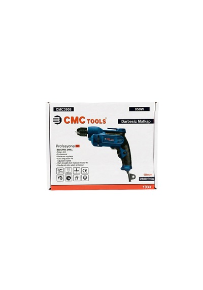 Cmc Tools CMC3908 850W 10 MM Su Terazili Profesyonel Darbesiz Matkap