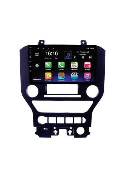 Ford Mustang 2014-2019 Manuel Klima Android 2 Gb + 32 Gb Rom Carplay Multimedya JAPON SERİ