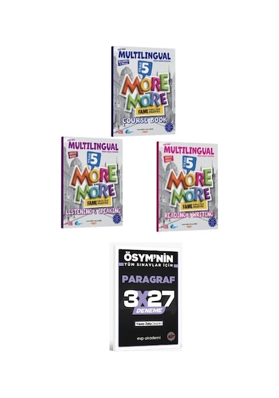 Kurmay Elt More And More English 5 Multilingual Foreign Language Programme 3 Kitap+evp Akademi Paragraf