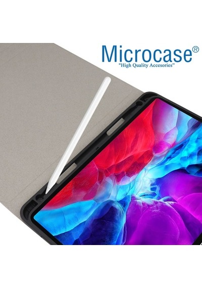 Apple Uyumlu iPad Pro 12.9 2020 - Pro 12.9 2018 Bluetooth Klavyeli Kılıf -Bkk1