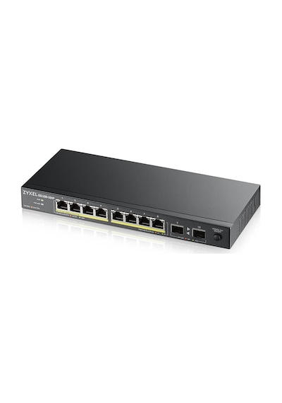 Zyxel GS1100 10HP 8 Port 2 SFP Gigabit Poe Switch