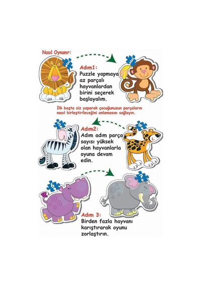 1703 Diytoy Baby Puzzle-Benim İlk Hayvanlar