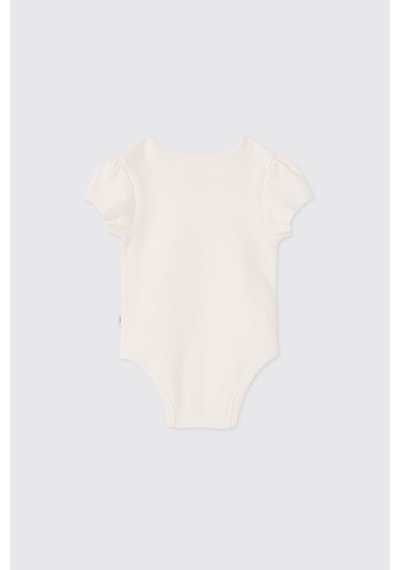 Panço Yenidoğan 2'li Ekru Body Set Krem