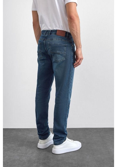Back And Bond Lacivert Slim Fit Denim Pantolon Çok Renkli