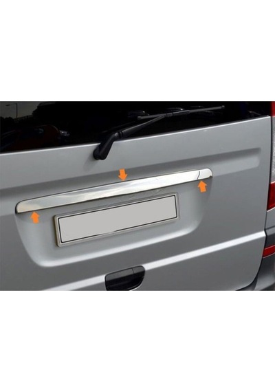 Mercedes Vito 639 2003-2013 Model Arası Krom Bagaj Çıtası Paslanmaz Çelik