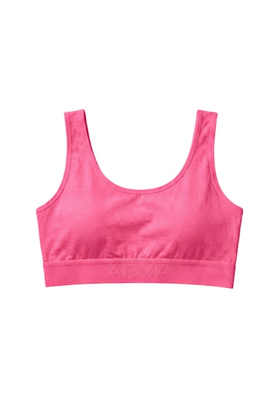 Arma Yıldız Kız Çocuk Kalın Askılı Çıkarılabilir Pedli Alıştırma Sütyeni Yarım Atlet 3'lü Paket Pembe-3