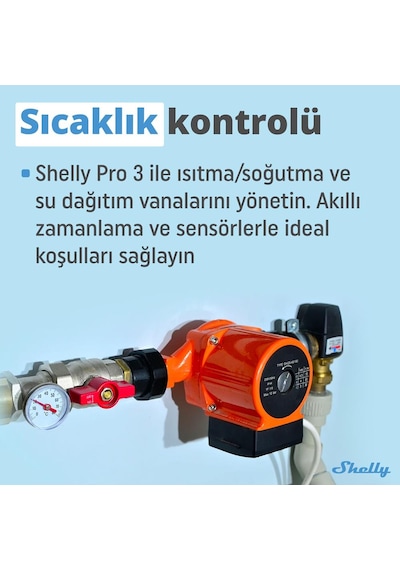 Shelly Pro 3 Dın Ray 3 Kanal Akıllı Röle