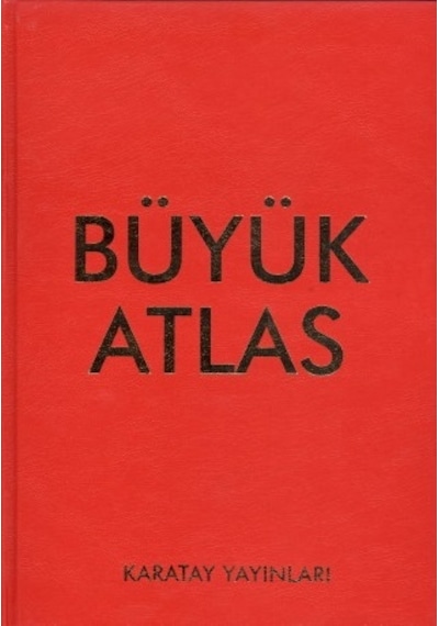 Karatay Büyük Atlas  Ciltli