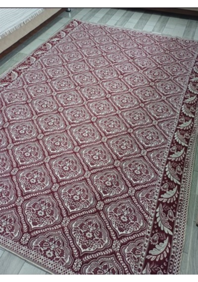 Savan Dokuma Halı Örtüsü 4m² 170 240 Kale Bordo4 Bordo