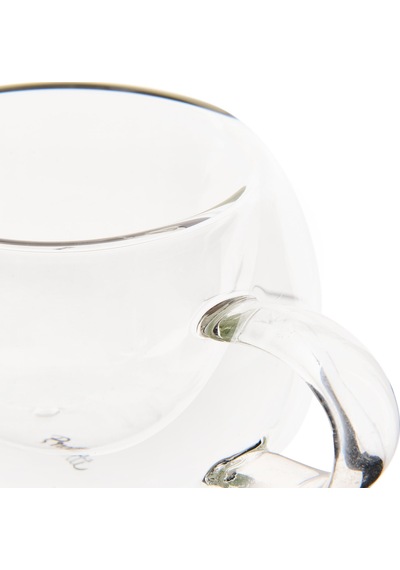 Perottii Double Wall Cam Kupa - Şeffaf - 160 Ml Renkli