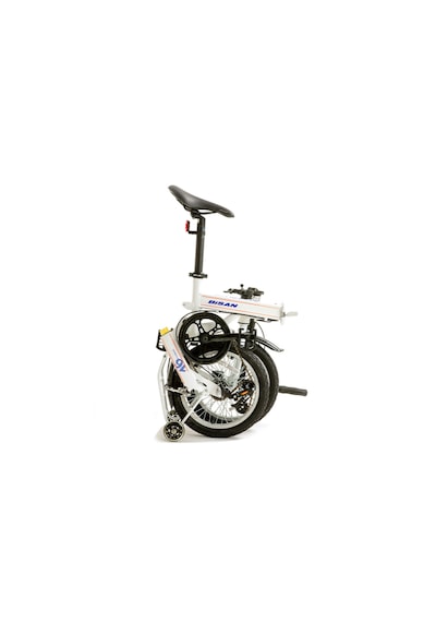 Bisan Fx 3800 Katlanır Bisiklet 28cm V Fren 16" Beyaz Turuncu Beyaz - Turuncu