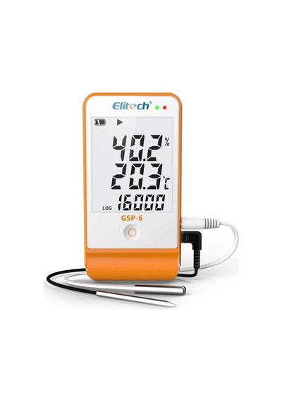 Elitech Gsp-6 Çift Kablolu Sıcaklık Ve Nem Veri Kaydedici Datalogger
