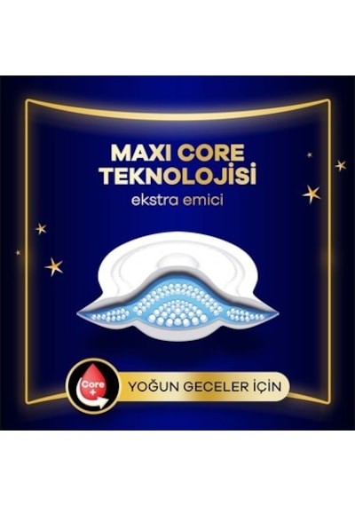 Süper Paket Gece Hijyenik Ped 16 Adet Ekstra Koruma