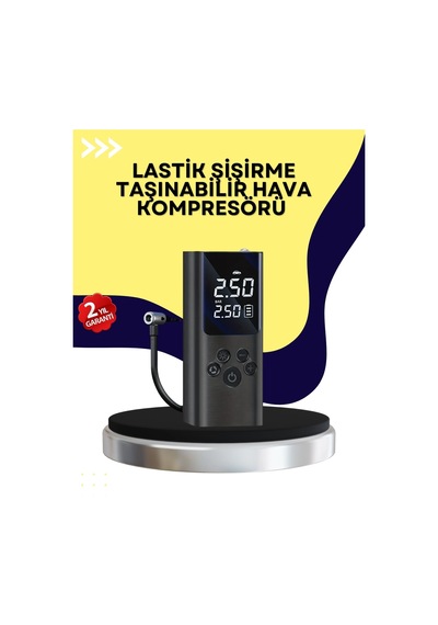 Hubrendy Kargo Otomatik Kapanmalı Dijital Lastik Şişirme Pompası