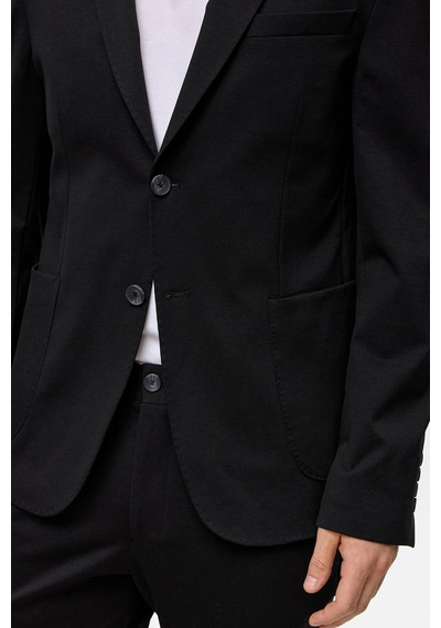 Back And Bond Siyah Slim Fit Mono Yaka Ceket Çok Renkli
