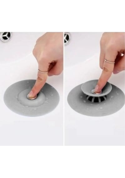 Çok Amaçlı Lavabo Gider Tıkacı Silikon Süzgeç Ve Tıpa Mutfak, Banyo, Küvet Uyumlu Plastik Diğer