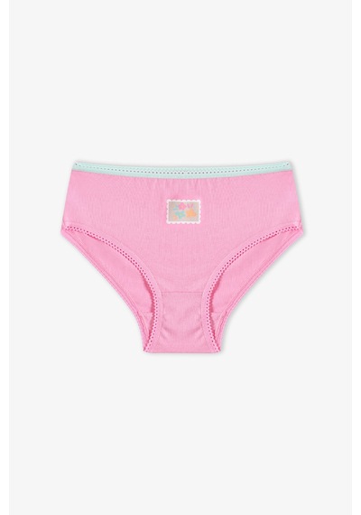 Penti Pembe Kız Çocuk Popflower Pamuklu 5'li Slip Külot