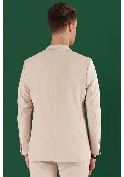 Efor C 645 Slim Fit Bej Spor Ceket Bej