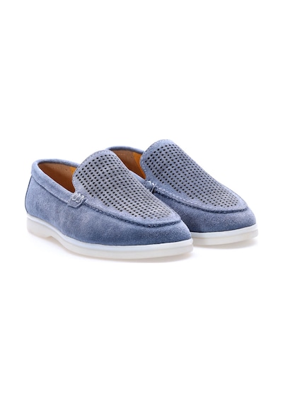 Fast Step Hakiki Deri Erkek Casual Ayakkabı 819ma020lzr Mavi
