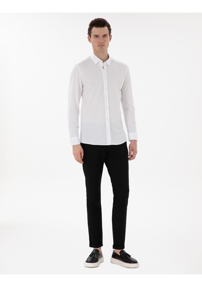 Pierre Cardin Erkek Siyah Pantolon Kanvas-chino 50305260-vr046 Siyah