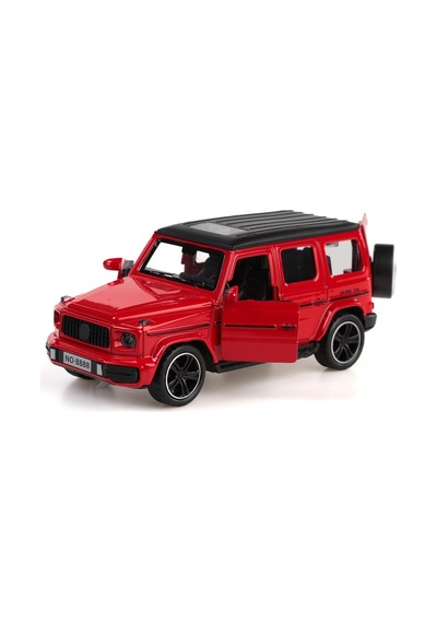 Vardem Kut.çek Bırak 1:32 Işıklı Ve Sesli Metal Jeep - Kırmızı